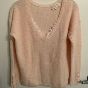 Sezane Sweater, xs, blush